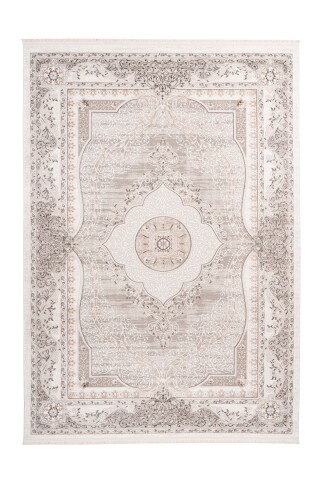 Teppich >Akropolis< in Grau / Silber, 100% Polyester - 230x160cm (LxB)