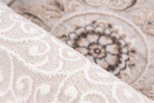 Teppich >Akropolis< in Grau / Silber, 100% Polyester - 150x80cm (LxB)