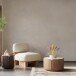 Teppich >Alena< in Creme / Schwarz, 100% Baumwolle - 230x160cm (LxB)