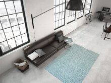 Teppich >Aperitif< in Türkis - 230x160 (LxB)