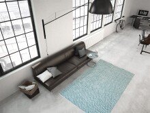 Teppich >Aperitif< in Türkis - 150x80 (LxB)