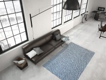 Teppich >Aperitif< in Blau - 150x80 (LxB)