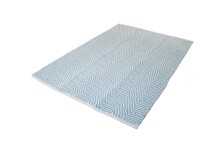 Teppich >Aperitif< in Türkis - 170x120 (LxB)