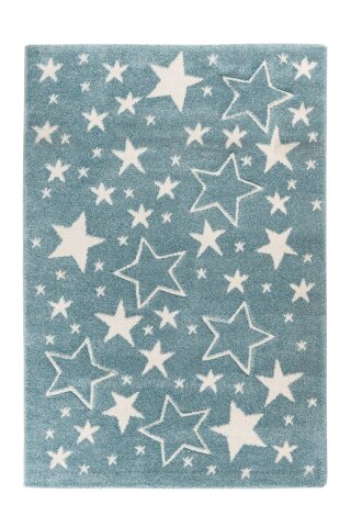 Teppich >Australia< in Blau, 100% Polypropylen - 150x80cm (LxB)