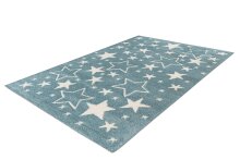 Teppich >Australia< in Blau, 100% Polypropylen - 150x80cm (LxB)