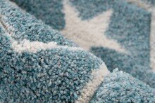 Teppich >Australia< in Blau, 100% Polypropylen - 150x80cm (LxB)