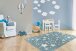 Teppich >Australia< in Blau, 100% Polypropylen - 150x80cm (LxB)