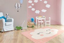 Teppich >Australia< in Rosa, 100% Polypropylen -...