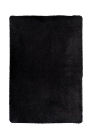 Badematte >Rabbit< in Dunkelgrau, 100% Polyester - 100x65cm (LxB)
