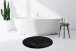 Badematte >Rabbit< in Dunkelgrau, 100% Polyester - 100x100cm (LxB)
