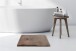 Badematte >Rabbit< in Dunkelbeige, 100% Polyester - 100x65cm (LxB)