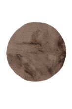 Badematte >Rabbit< in Dunkelbeige, 100% Polyester -...