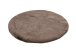 Badematte >Rabbit< in Dunkelbeige, 100% Polyester - 100x100cm (LxB)