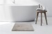 Badematte >Rabbit< in Hellgrau, 100% Polyester - 60x40cm (LxB)