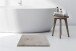 Badematte >Rabbit< in Hellgrau, 100% Polyester - 130x70cm (LxB)