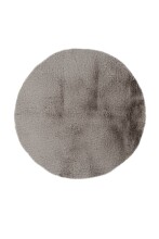 Badematte >Rabbit< in Hellgrau, 100% Polyester -...
