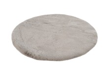 Badematte >Rabbit< in Hellgrau, 100% Polyester - 100x100cm (LxB)