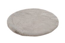 Badematte >Rabbit< in Hellgrau, 100% Polyester - 100x100cm (LxB)
