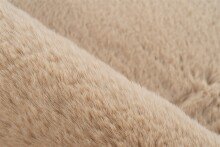 Badematte >Rabbit< in Beige, 100% Polyester - 100x65cm (LxB)