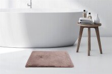 Badematte >Rabbit< in Rosa, 100% Polyester - 100x65cm (LxB)