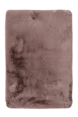 Badematte >Rabbit< in Rosa, 100% Polyester - 130x70cm (LxB)