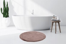 Badematte >Rabbit< in Rosa, 100% Polyester -...
