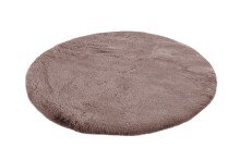 Badematte >Rabbit< in Rosa, 100% Polyester - 100x100cm (LxB)