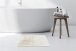 Badematte >Rabbit< in Weiß, 100% Polyester - 90x50cm (LxB)