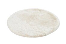 Badematte >Rabbit< in Weiß, 100% Polyester - 100x100cm (LxB)
