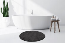 Badematte >Rabbit Light< in Dunkelgrau, 100%...