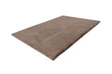 Badematte >Rabbit Light< in Dunkelbeige, 100% Polyester - 60x40cm (LxB)