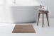 Badematte >Rabbit Light< in Dunkelbeige, 100% Polyester - 60x40cm (LxB)