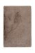 Badematte >Rabbit Light< in Dunkelbeige, 100% Polyester - 60x40cm (LxB)