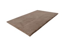 Badematte >Rabbit Light< in Dunkelbeige, 100% Polyester - 90x50cm (LxB)