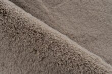 Badematte >Rabbit Light< in Dunkelbeige, 100% Polyester - 100x65cm (LxB)