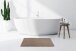 Badematte >Rabbit Light< in Dunkelbeige, 100% Polyester - 100x65cm (LxB)