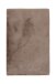 Badematte >Rabbit Light< in Dunkelbeige, 100% Polyester - 100x65cm (LxB)