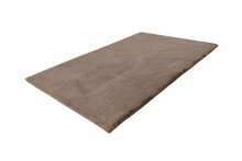Badematte >Rabbit Light< in Dunkelbeige, 100% Polyester - 130x70cm (LxB)