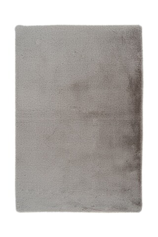 Badematte >Rabbit Light< in Hellgrau, 100% Polyester - 60x40cm (LxB)