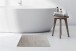 Badematte >Rabbit Light< in Hellgrau, 100% Polyester - 60x40cm (LxB)