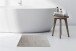 Badematte >Rabbit Light< in Hellgrau, 100% Polyester - 60x40cm (LxB)