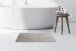 Badematte >Rabbit Light< in Hellgrau, 100% Polyester - 90x50cm (LxB)