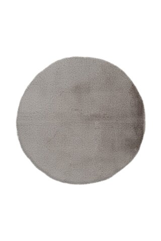Badematte >Rabbit Light< in Hellgrau, 100% Polyester - 100x100cm (LxB)