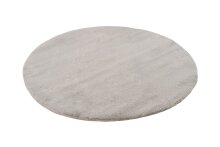 Badematte >Rabbit Light< in Hellgrau, 100% Polyester - 100x100cm (LxB)