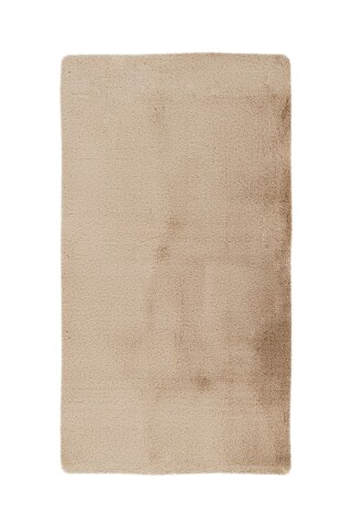 Badematte >Rabbit Light< in Beige, 100% Polyester - 90x50cm (LxB)