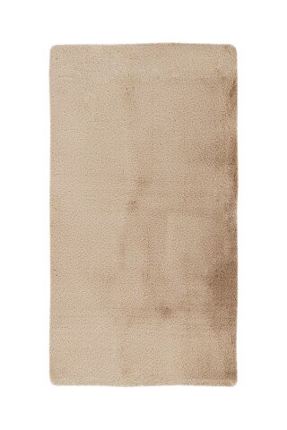 Badematte >Rabbit Light< in Beige, 100% Polyester - 90x50cm (LxB)