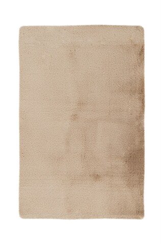 Badematte >Rabbit Light< in Beige, 100% Polyester - 100x65cm (LxB)