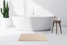 Badematte >Rabbit Light< in Beige, 100% Polyester -...
