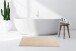 Badematte >Rabbit Light< in Beige, 100% Polyester - 130x70cm (LxB)