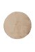 Badematte >Rabbit Light< in Beige, 100% Polyester - 100x100cm (LxB)